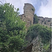 State of the western circular tower of the Alcazaba of Ronda after its partial collapse earlier this month.