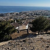 Panoramic view of Nerja town centre from the Capistrano residential area