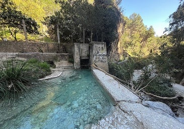 One of the pools on the River Chíllar route in Nerja