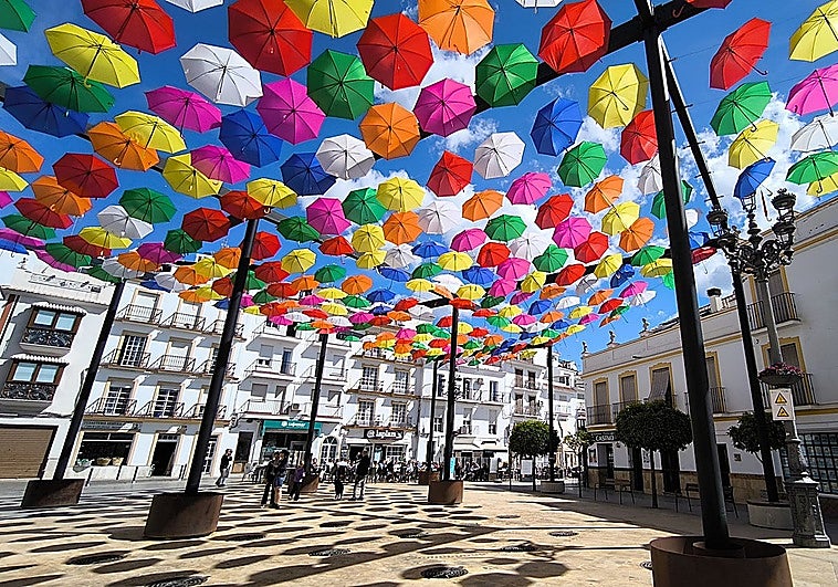 Colourful umbrellas return to Torrox