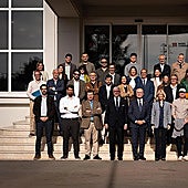 Group photo from the presentation of the local innovation index in Malaga.