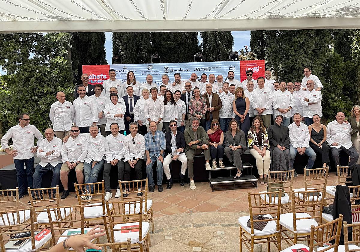 Imagen principal - Elite chefs unite in Malaga's Benahavís to support rare disease research