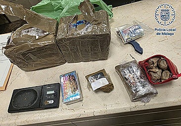 Malaga drug dealer tries to flee arrest and crashes into police vehicle