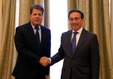 Fabián Picardo with José Manuel Albares