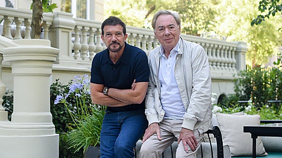 Malaga actor Antonio Banderas joined forces with Andrew Lloyd Webber in 2023