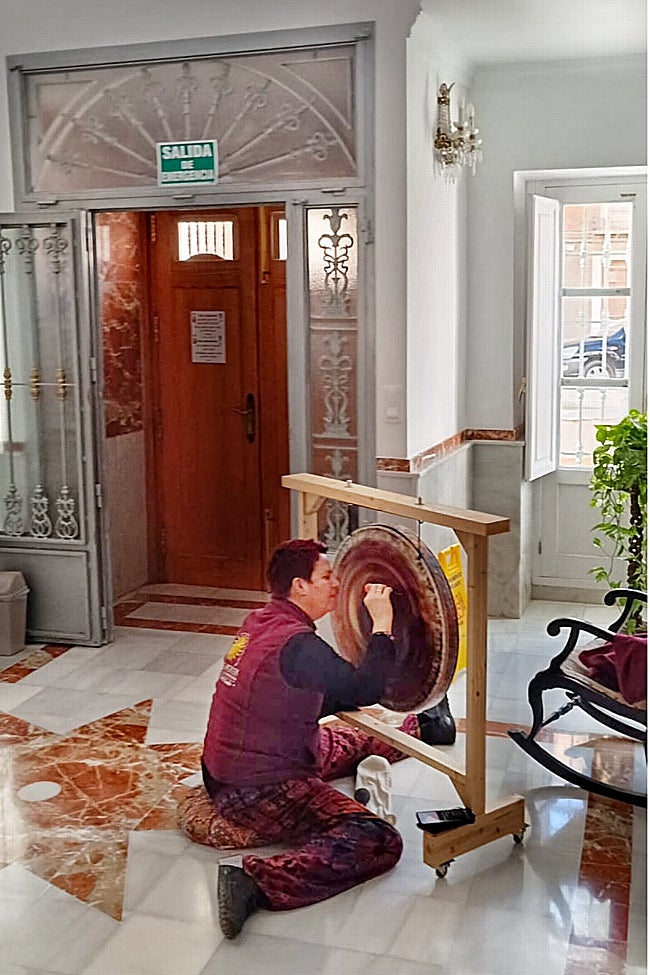 Ellie's morning ritual.