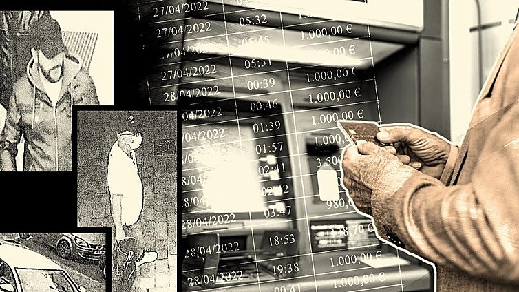 Images from the Torremolinos case summary that show the charges to the victim's account.