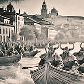Imagen - It is believed that in the very beginning of October 844, the Vikings sacked and captured Seville, and even continued inland. The Vikings held the city for about 40–50 days