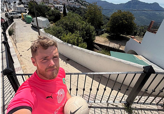 The tenacious Staffordshire lad between Gaucín and Ronda on Sunday.