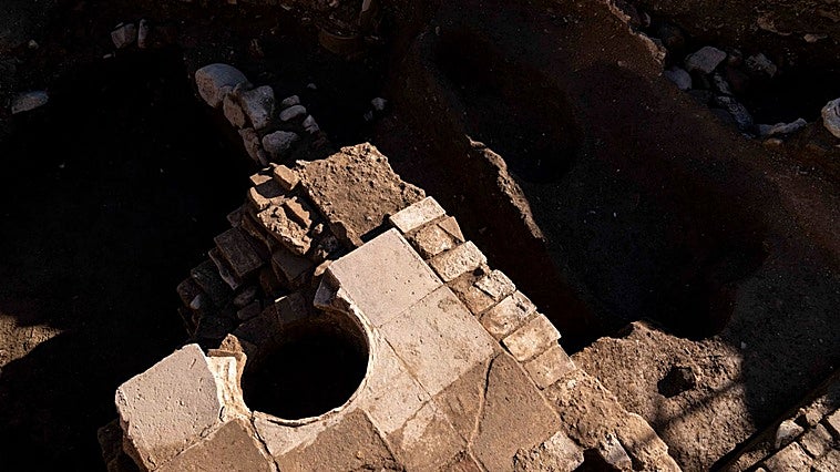 Archaeological remains of Muslim Malaga discovered by the metro.