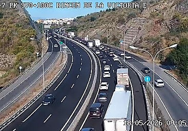 Tailbacks near La Cala del Moral
