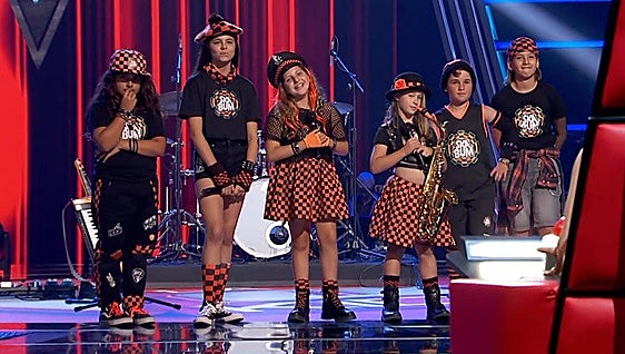 The band's live performance on Saturday for La Voz Kids.