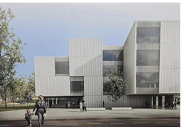 Recreation of the future health centre.