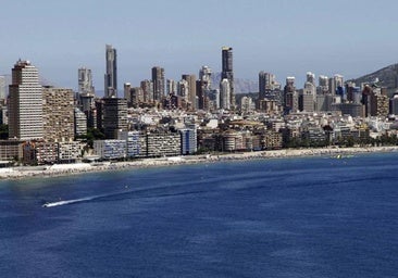 A view of Benidorm.