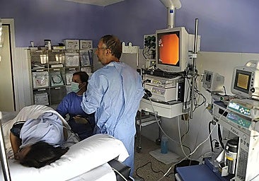 Photo from a colonoscopy procedure.