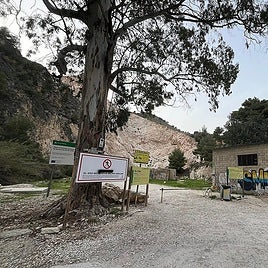 Access to the Río Chillar in Nerja