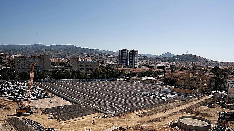 Malaga closes Hospital Civil car park on Wednesday as works on third hospital advance