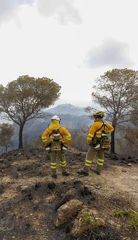 Imagen secundaria 2 - Spain wildfire: Army called in as 65ft flames force evacuations near Costa Blanca