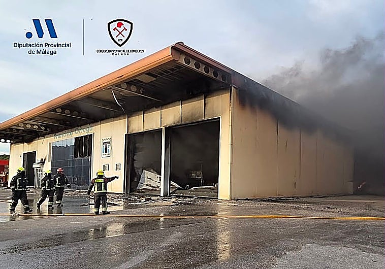 Imagen principal - Images of the fire