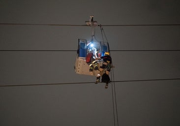 Emergency services test rescue response at Benalmádena cable car