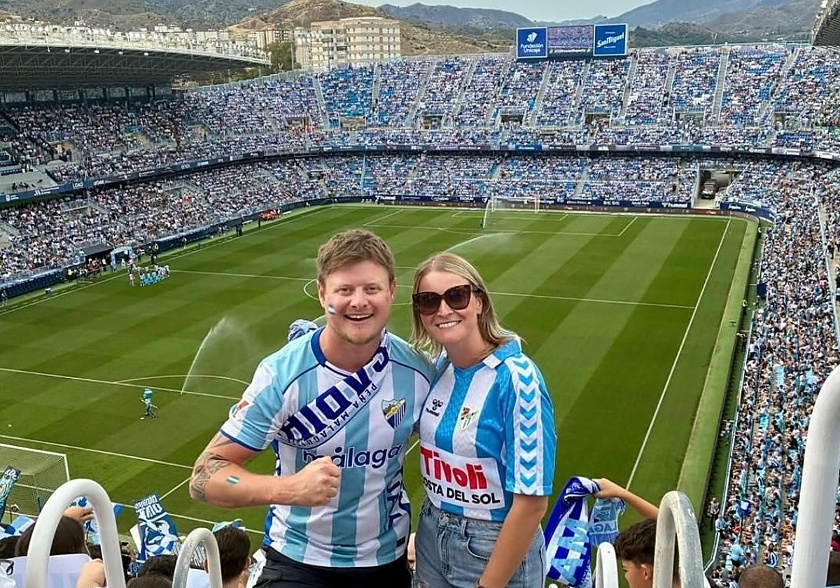 From the UK to La Rosaleda almost every week: the story of one of Malaga CF's most devoted fans