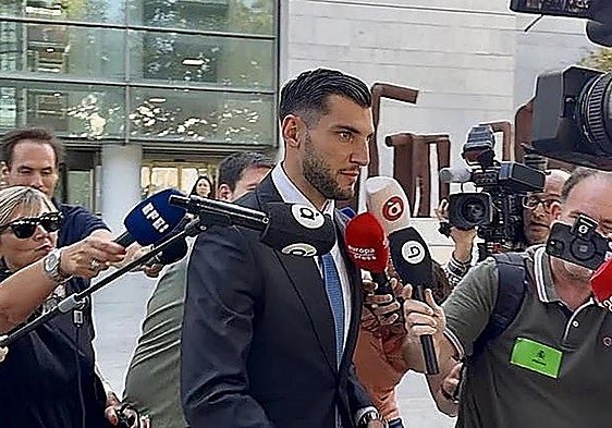 Rafa Mir, leaving court after his trial.