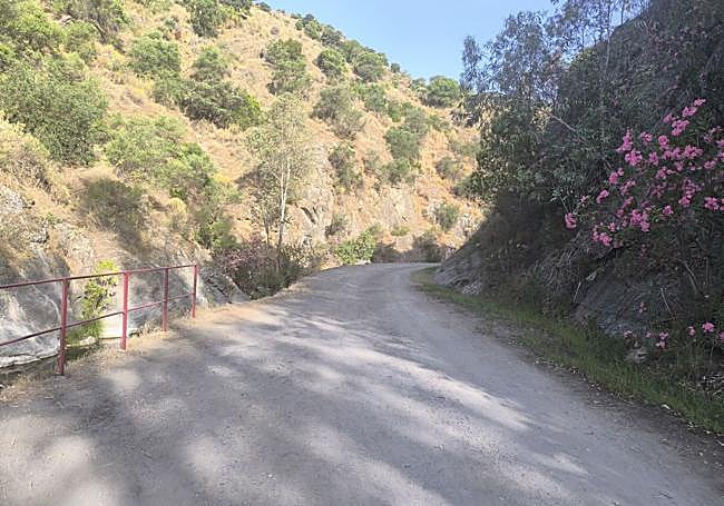 The path is wide and flat