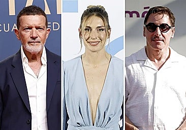 Antonio Banderas, Alexia Putellas and Jordi Roca.