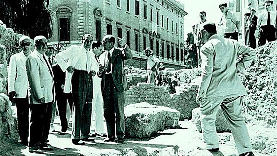 75 years since the accidental discovery of Malaga's Roman Theatre