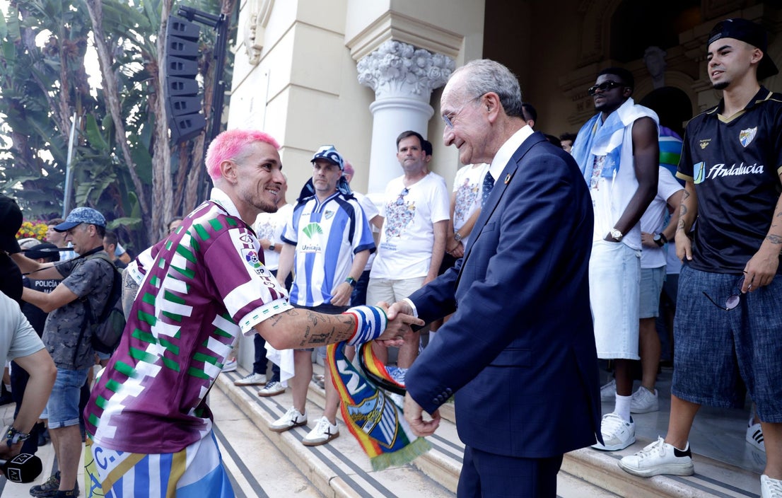 Malaga CF's promotion open-top tour - in pictures