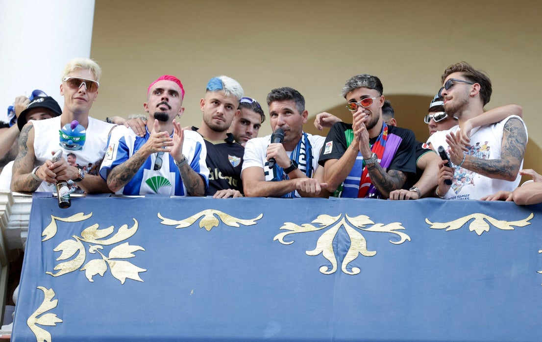 Malaga CF's promotion open-top tour - in pictures
