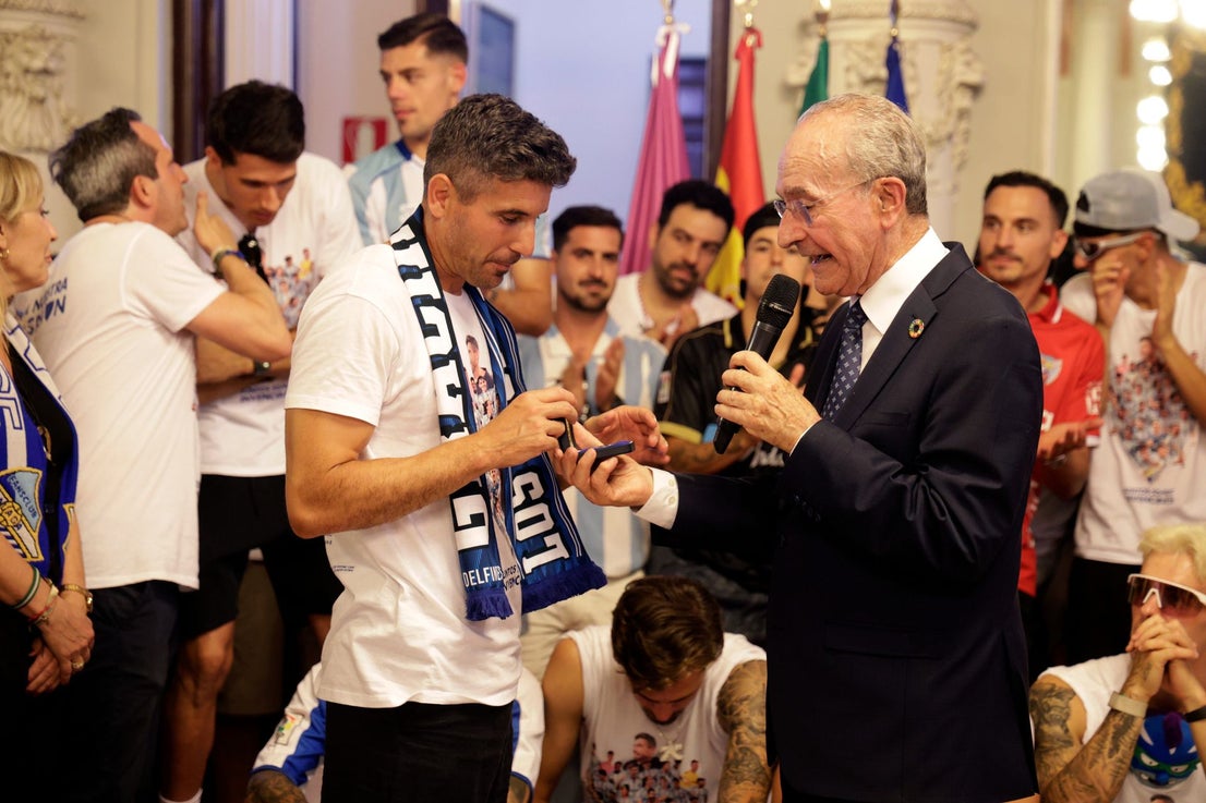 Malaga CF's promotion open-top tour - in pictures