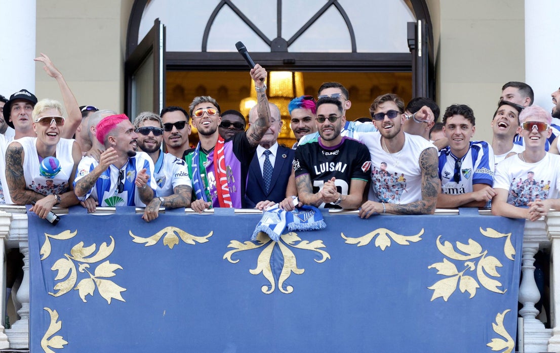 Malaga CF's promotion open-top tour - in pictures