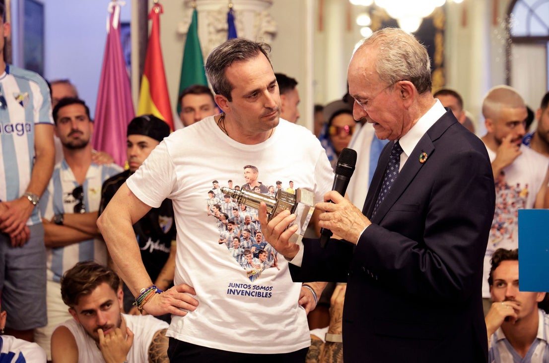 Malaga CF's promotion open-top tour - in pictures
