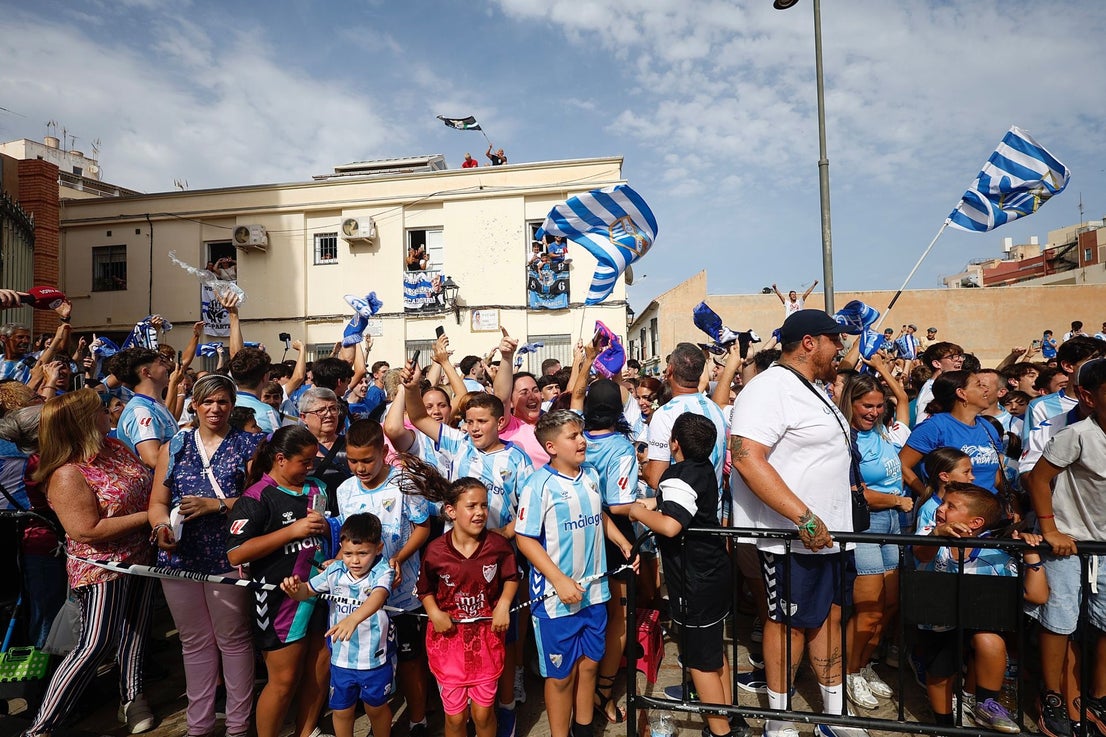 Malaga CF's promotion open-top tour - in pictures