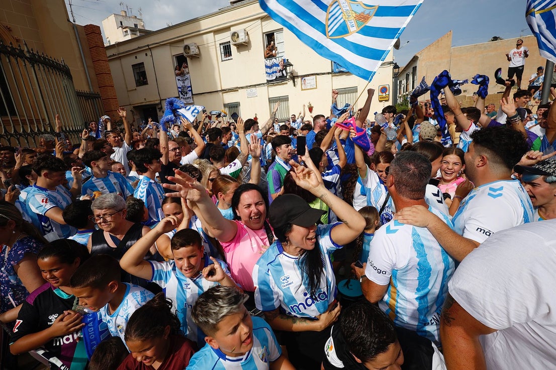 Malaga CF's promotion open-top tour - in pictures