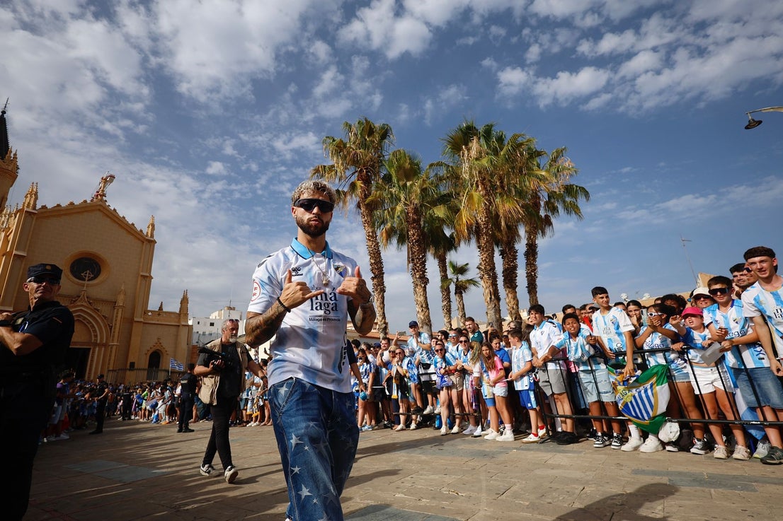 Malaga CF's promotion open-top tour - in pictures