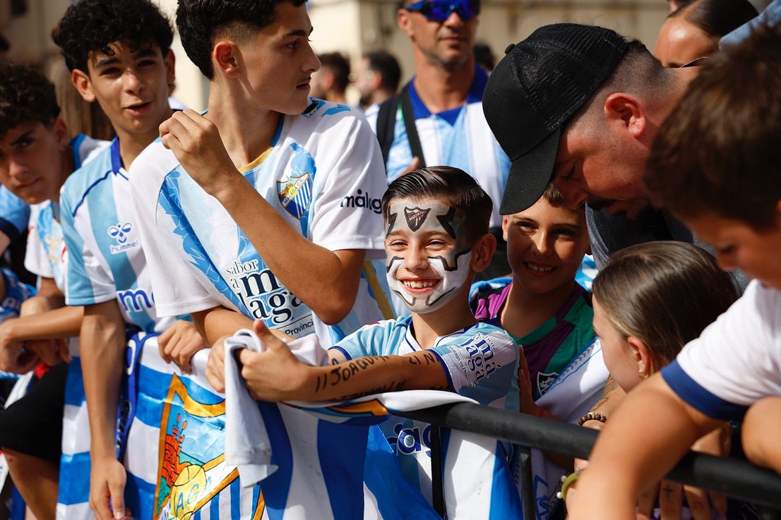 Malaga CF's promotion open-top tour - in pictures