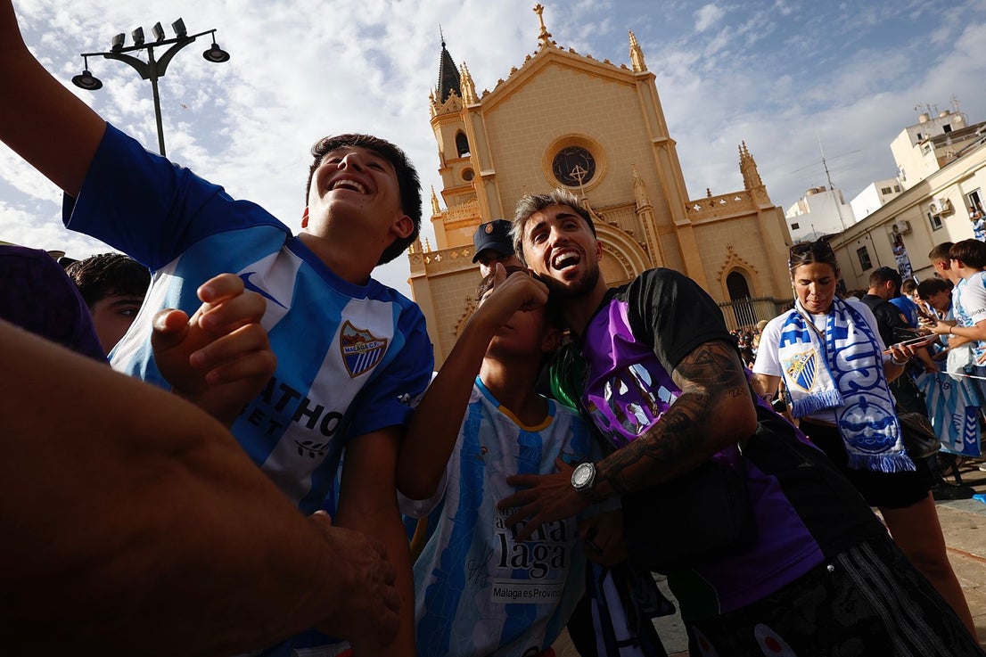 Malaga CF's promotion open-top tour - in pictures