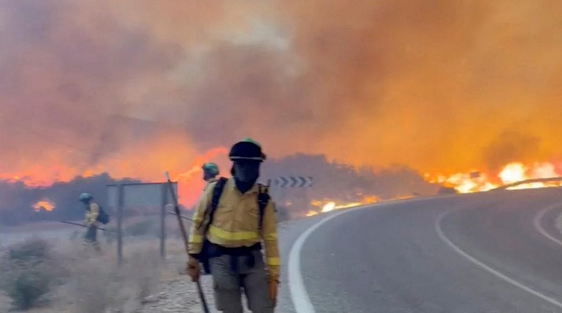 In pictures - Almeria fire tragedy