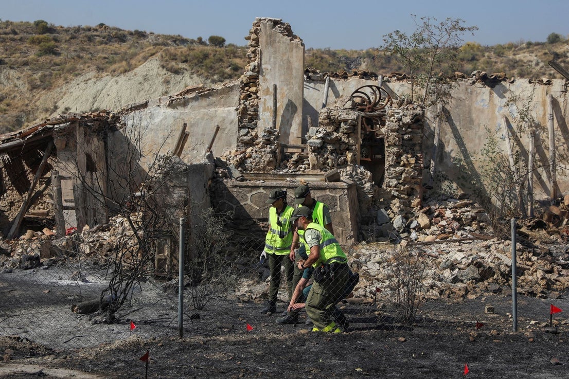 In pictures - Almeria fire tragedy