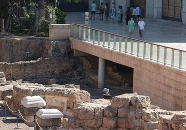 The archaeological site of the thermal baths and garum pools at the Roman Theatre, which will be open to visitors following the new development.