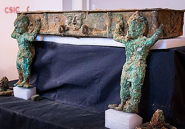 Part of he votive chariot