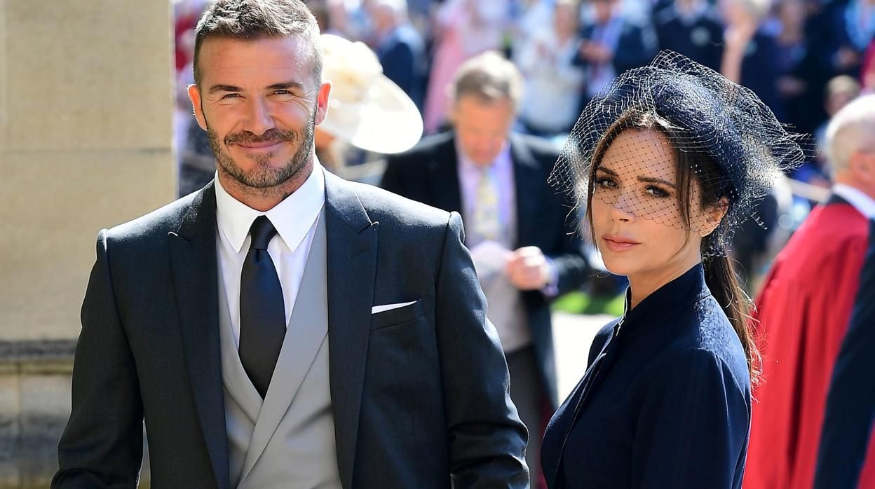 The Beckhams at Ramos' wedding.