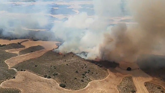 Huesca wildfire burns 2,500 hectares as 240 residents are forced from their homes