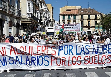 Malaga housing protest: "No more sky-high rents, no more rock-bottom wages"