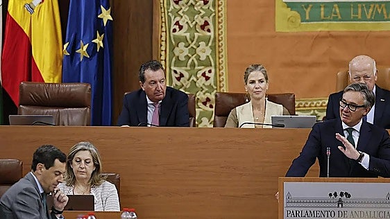 Vox votes against PP's Juanma Moreno in first investiture vote in the Andalusian parliament
