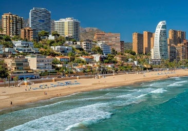 View of Benidorm.