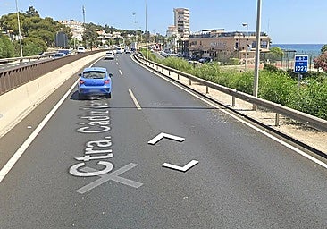 A picture of kilometre 1027 of the A-7, where the incident took place.