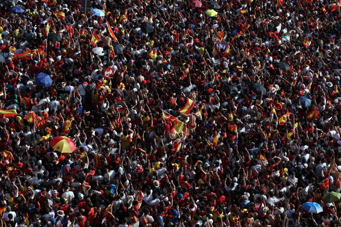 Spain's World Cup victory parade in Madrid